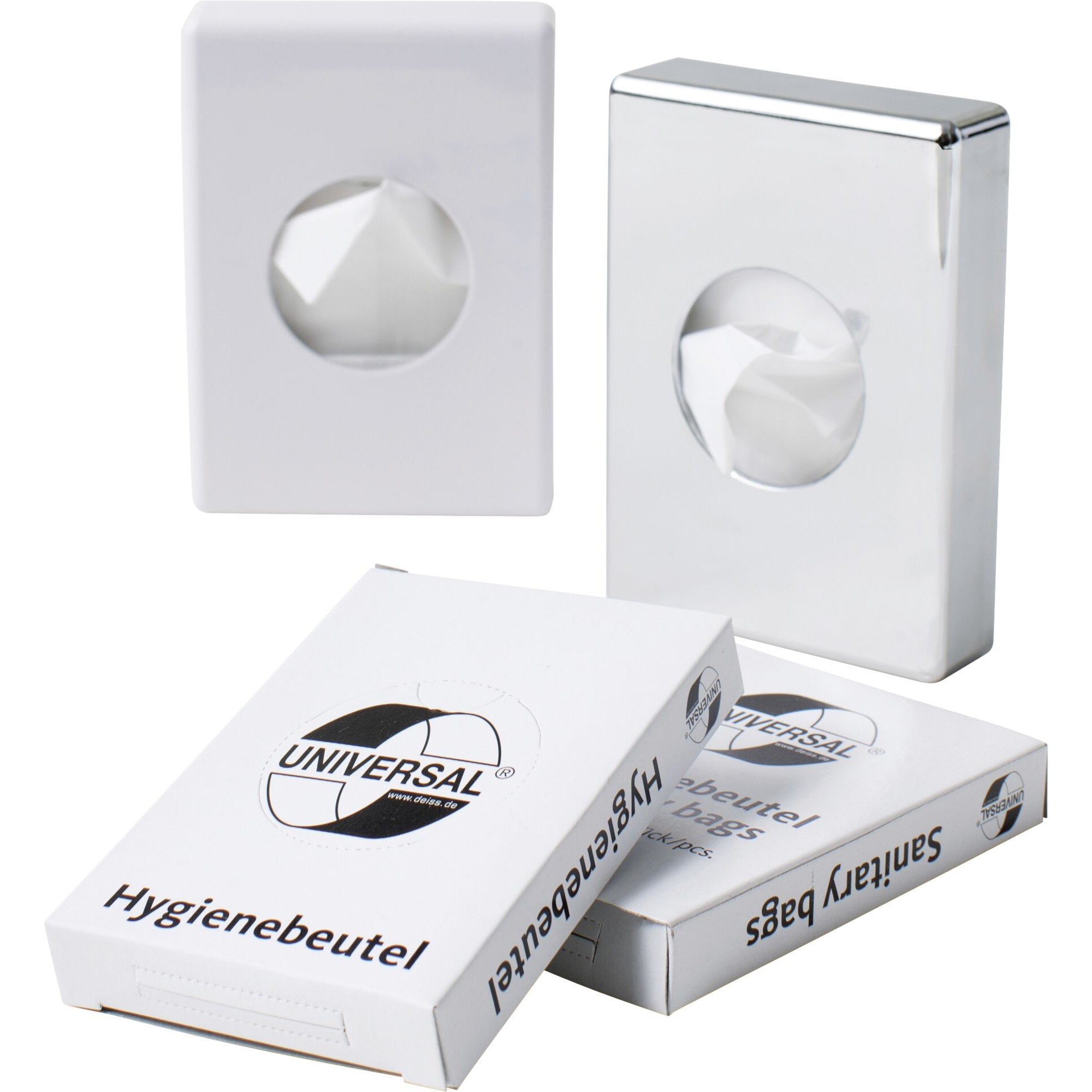 Hygienebeutel-Spender weiß